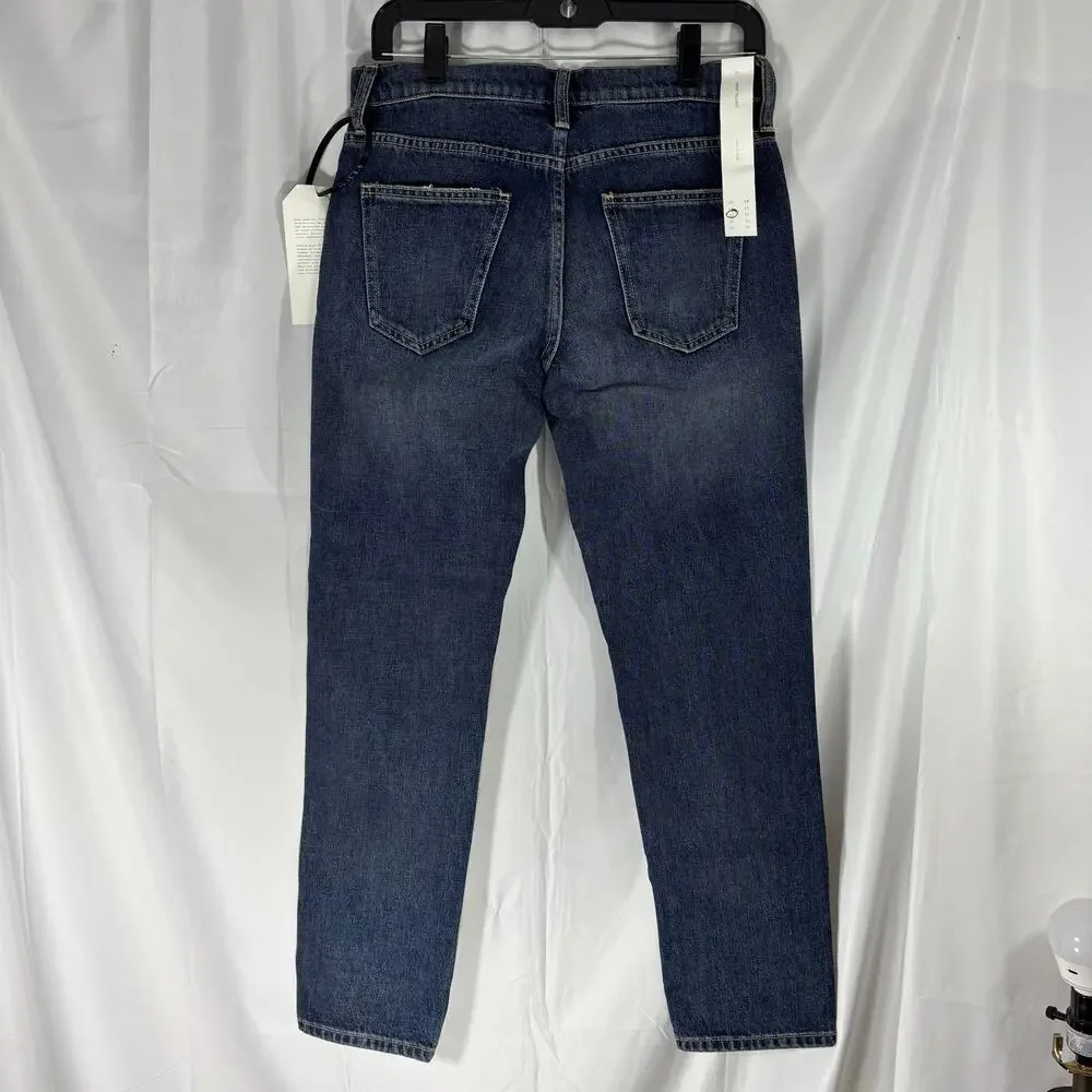 Current/Elliott Blue Medium Wash Straight Leg Jeans NWT Women’s Size 25